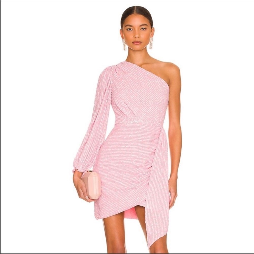 Saylor Nazila Pink Sequin Dress XS